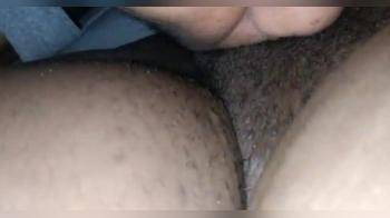 video of Black pussy getting eaten by her husband
