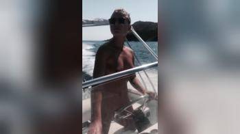 video of Boating totally naked girl