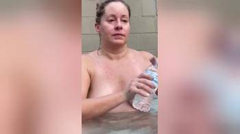 video of Wife s jugs in the hot tub
