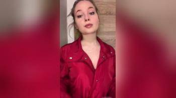 video of Hottie revealing her lingerie