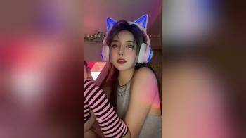 video of Streaming girl acting cute