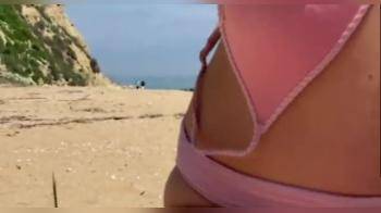 video of She wanted a quickie filmed on the beach