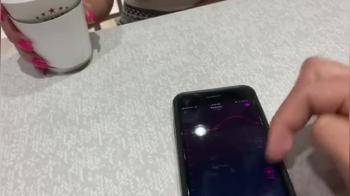 video of Just chilling at the mall, controlling her vibrator