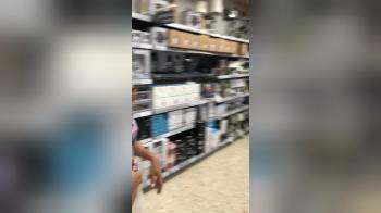 video of Flashing in a department store