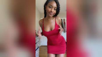 video of hot ebony in hot dress