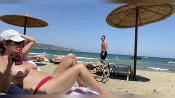 video of she has lovely beach tits