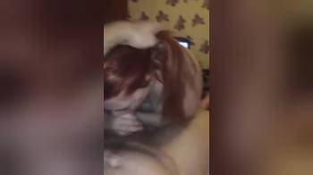 video of Chubby British redhead begs for her daddys spunk