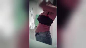 video of Ebony shower spy, amazing tits