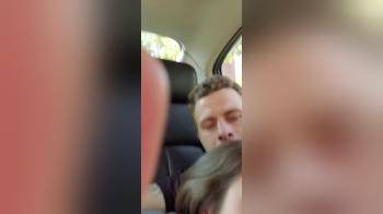video of On the backseat of the car fooling around
