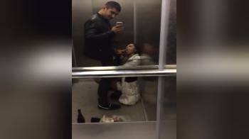 video of Elevator blow job