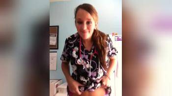 video of nurse flashing titties in the hospital