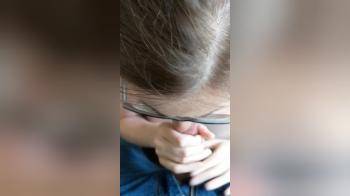 video of Facial for glasses girl