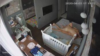 video of Young parents in hot action