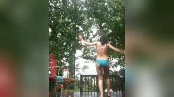 video of Playing in the rain