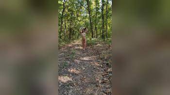video of Walking naked through the woods