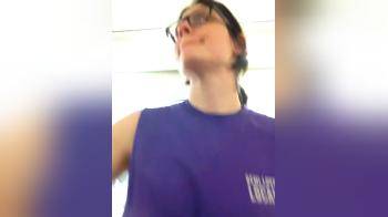 video of Titties out at an elliptical at the gym