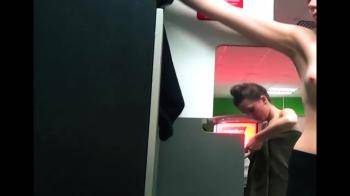 video of Dual perky locker room spy