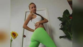video of hot workout at home with his GF