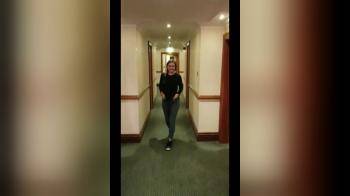video of This is what sensible business women get up to when their day is finished and they ve had a few well earnt beers back at the hotel. And yes, the night