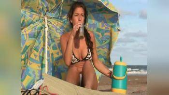 video of Beach girl