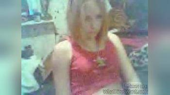 video of Webcam cap of a girl showing her breasts