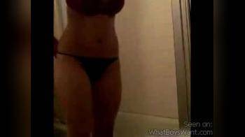 video of shower girl