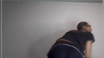 video of Black milf ends up masturbating on cam