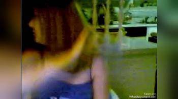 video of Jenn flashes on webcam