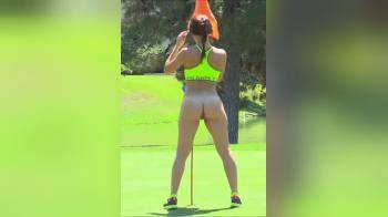 video of Bottomless Fun On A Golf Course