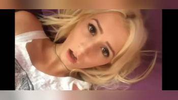 video of Blonde selfie sent to me