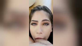 video of Hot teen brunette throat montage