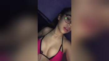 video of Hot teen showing off her perfect natural tits