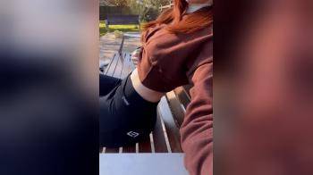 video of Flashing tits in the park