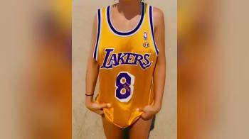video of true LA Lakers fan
