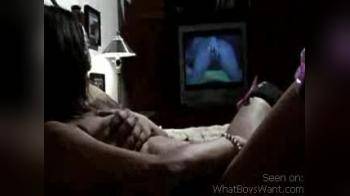 video of masturbation on bed