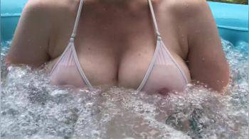 video of tits in the hot tub