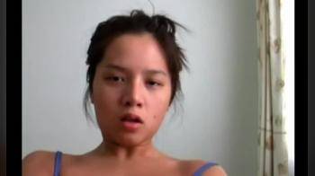 video of Asian girl enjoys vibrator