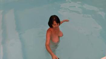 video of Mel in the pool naked