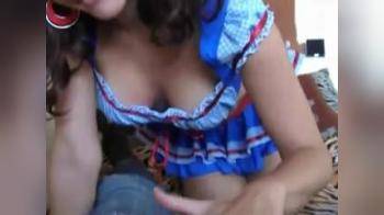 video of horny german girl in cute costume