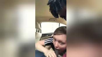 video of sucking black cock in car