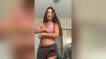 video of fit girl getting naked