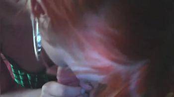 video of Mature redhead paid more to film her suck