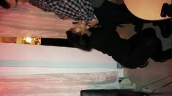 video of Latina sucks at party