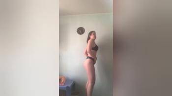 video of Sweet girl quick strip