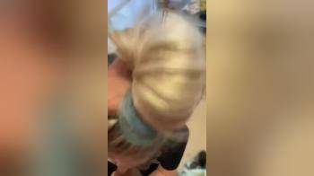 video of blondie taking cum in mouth