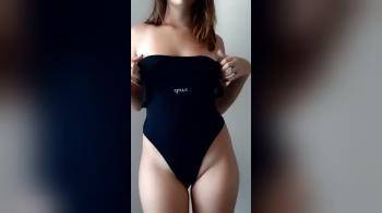 video of stripping until her curves are on display