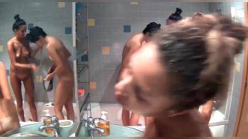 video of Fun girls in the shower