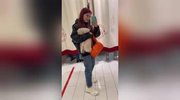 video of Cute tits filmed by female friend at changing room