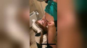 video of Horny Dumb Sluts Going Crazy In Restroom