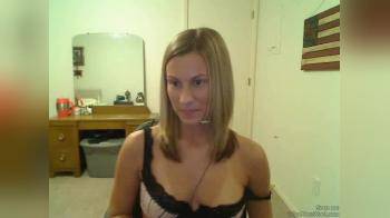 video of blonde webcam strip